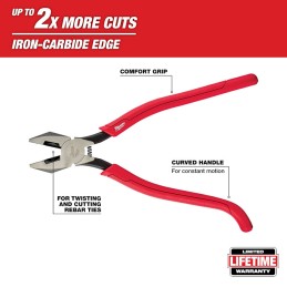 Pinzas de corte para electricista y liniero MILWAUKEE 48226102