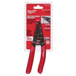 Pinzas pelacables/cortador para cable solido y trenzado MILWAUKEE 48226109