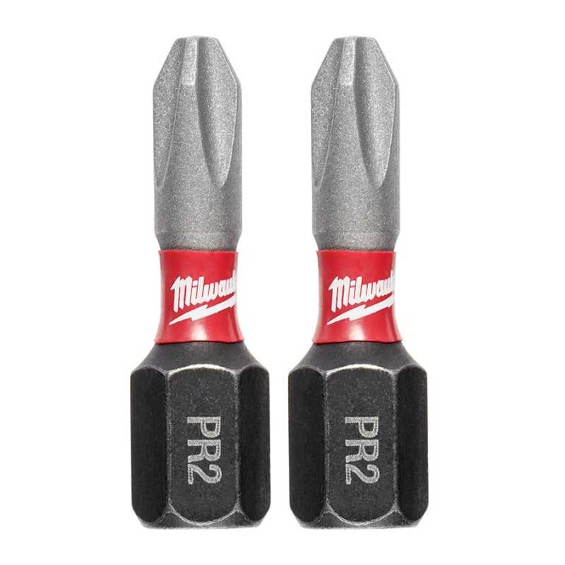 Puntas de Impacto phillips R No2 x 1" 2 piezas MILWAUKEE 48324444