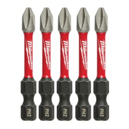 Puntas de Impacto phillips No2 x 2" 5 piezas MILWAUKEE 48324602