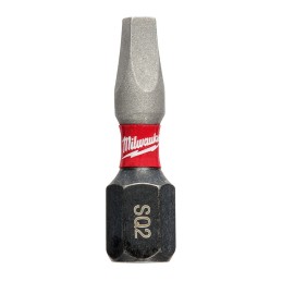 Puntas de Impacto cuadrada No2 x 1" bote de 10 piezas MILWAUKEE 48324607