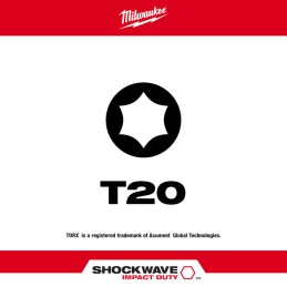 Punta de Impacto torx t 20 x 2" MILWAUKEE 48324784