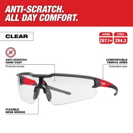 Gafas De Seguridad De Capa Dura Transparente MILWAUKEE AMIL48732010