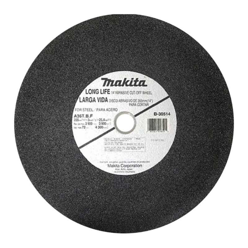 Disco Abrasivo Corte Metal 14" Gris Makita B30514