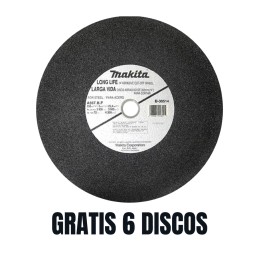 Combo Cortadora de metales 14" INGCO + 6 discos abrasivos de MAKITA 14" B3051