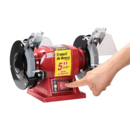 Esmeril De Banco 5" (1/3 Hp, 150 W, 3.450 Rpm) MIKELS ED-5