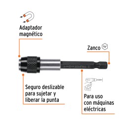Extensión magnética 5", para puntas, EXPERT 101964