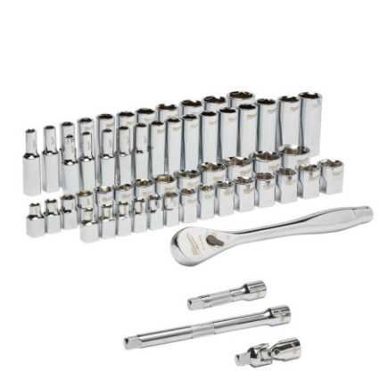 Dados Métricos 3/8" 56 Piezas Milwaukee 48229008