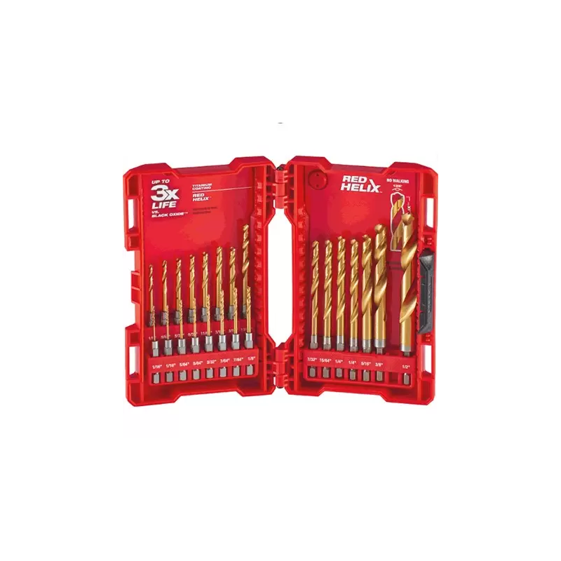 Brocas de Titanio 23 Piezas Milwaukee 48-89-4631