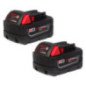 Baterias 18 V 3 Ah HIGH OUTPUT set 2 piezas M18 Milwaukee 48-11-1837