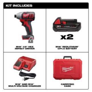 Kit Llave de Impacto M18 Milwaukee 2656-22CT