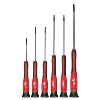 Desarmadores de Precisión Torx estuche 6 piezas MILWAUKEE 48222610