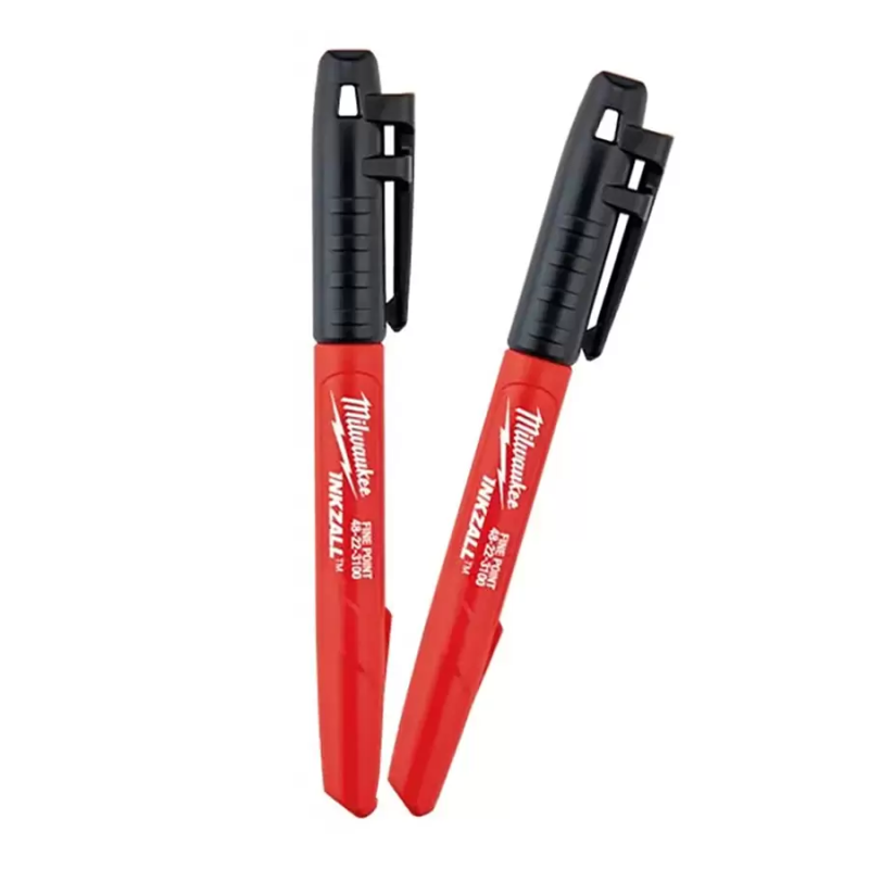 Marcadores líquidos Inkzall punta fina negro 2 piezas MILWAUKEE 48223105
