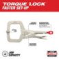 Pinzas de presión torque Lock mordaza C 11" tenaza girable MILWAUKEE 48223521