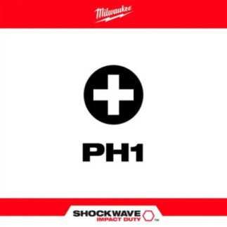 Punta de Impacto phillips No1 x 1" MILWAUKEE 48324711