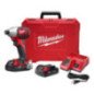 Llave De Impacto 1/4" 18 Volts 2,750 Rpm Milwaukee 2657-22CT