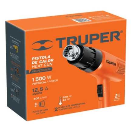 Pistola de Calor 45-500 °C 1,500 W TRUPER PISCA-A2