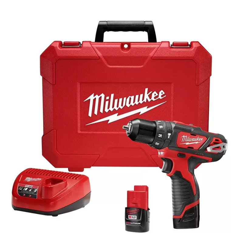 Destornillador 3/8" Compacto 12 Volts Li-Ion 0-400, 0-1,500 Rpm Milwaukee 2408-22 Destornillador 3/8" Compacto 12 Volts Li-Ion 0-400, 0-1,500 Rpm Milwaukee 2408-22