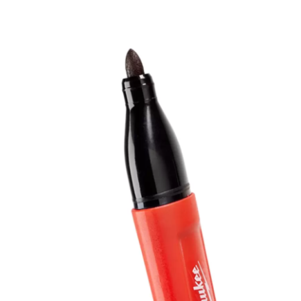 Marcadores líquidos Inkzall punta media negro 2 piezas MILWAUKEE 48223102