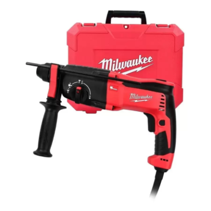 Rotomartillo SDS Plus 1-1/32" 725 W 2.4 J 4,500 gpm + estuche MILWAUKEE 538621
