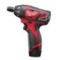 Destornillador 1/4" Compacto 12 V Milwaukee 2401-22 Destornillador 1/4" Compacto 12 V Milwaukee 2401-22
