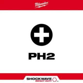 Punta de Impacto phillips No2 x 2" MILWAUKEE 48324862