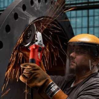 Esmeriladora Angular Mini 5" 2,100 W 11,000 rpm MILWAUKEE 611733