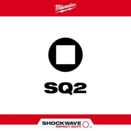 Punta de Impacto cuadrada No 2 x 1" MILWAUKEE 48324722