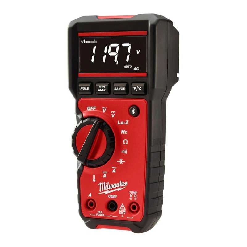 Multimetro Digital Uso Baterias Aa Pantalla Obscura MIL2217-20
