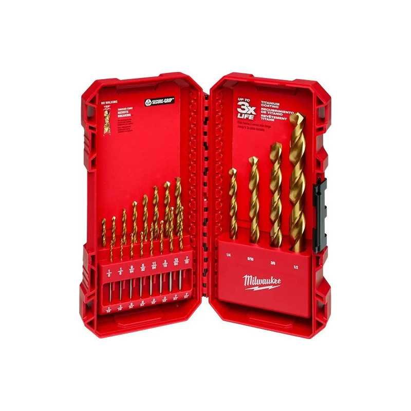 Brocas De Titanio 20 Piezas Milwaukee 48-89-1105 Brocas De Titanio 20 Piezas Milwaukee 48-89-1105