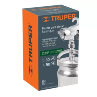 Pistola Para Pintar Succión 1.8mm Truper 14085