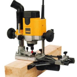 Router 1/2" y 1/4" 1,100 W 8,000-24,000 rpm con adaptador polvo DEWALT DW621