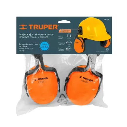 Orejera Ajustable Para Casco Truper 12356
