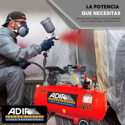 Adir 203 Compresor de Aire 3 HP 60 L