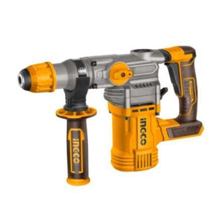 Combo Rotomartillo SDS plus 28mm 20V + 2 baterías + cargador INGCO