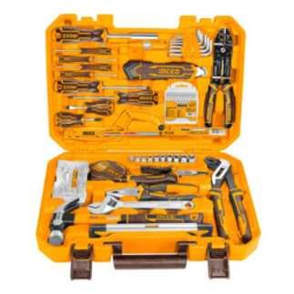 Combo Rotomartillo + esmeriladora + 168 herramientas manuales  INGCO