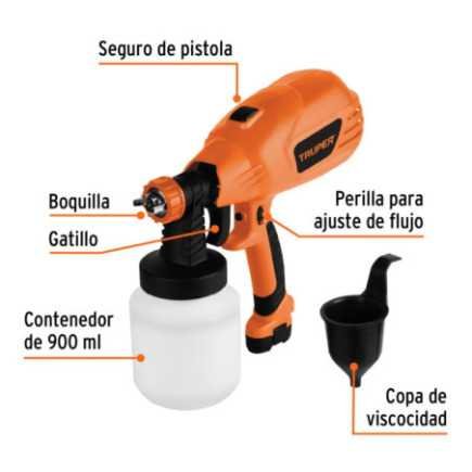 Pistola Para Pintar Eléctrica 330 W Truper 15382