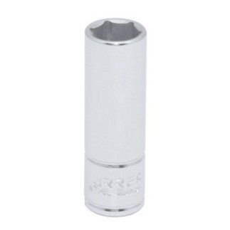 Dado largo cuadro de 1/4", 6 puntas, en pulgadas, 9/16"