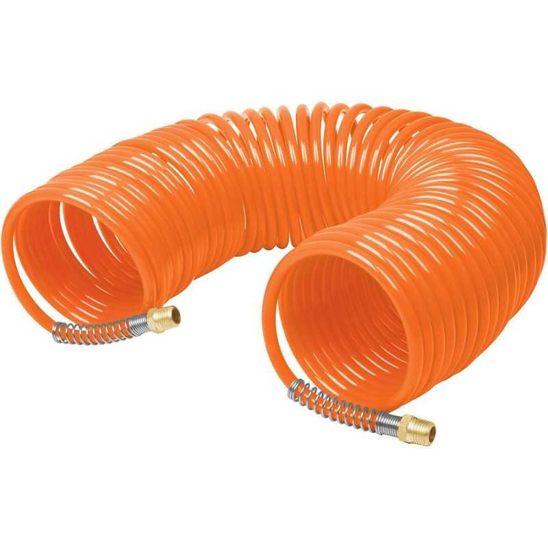 Manguera tipo resorte para compresor, 15 m x 1/4', Truper 19075