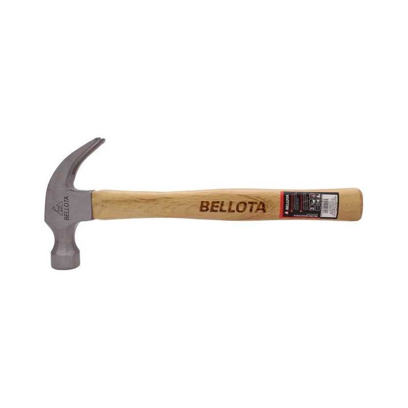 Martillo de uña curva 16 Oz Mango de Madera BELLOTA BELL-7OH Martillo de uña curva 16 Oz Mango de Madera BELLOTA BELL-7OH