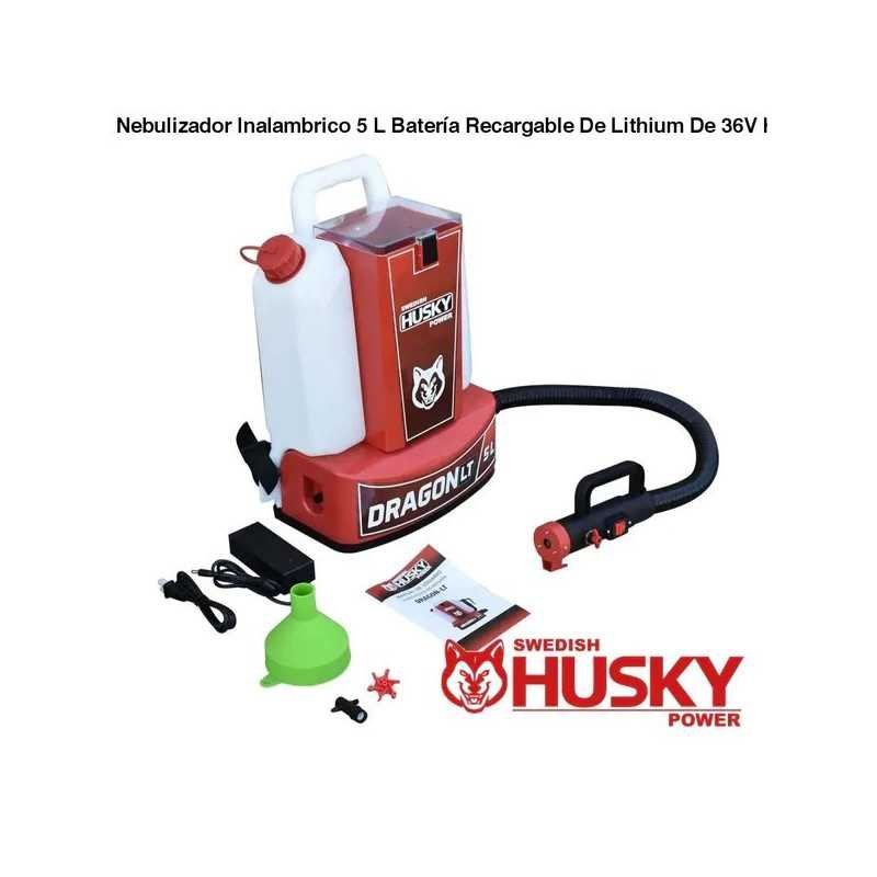 Nebulizador Inalambrico 5 L Batería Recargable De Lithium De 36V Husky DRAGONLT Nebulizador Inalambrico 5 L Batería Recargable De Lithium De 36V Husky DRAGONLT