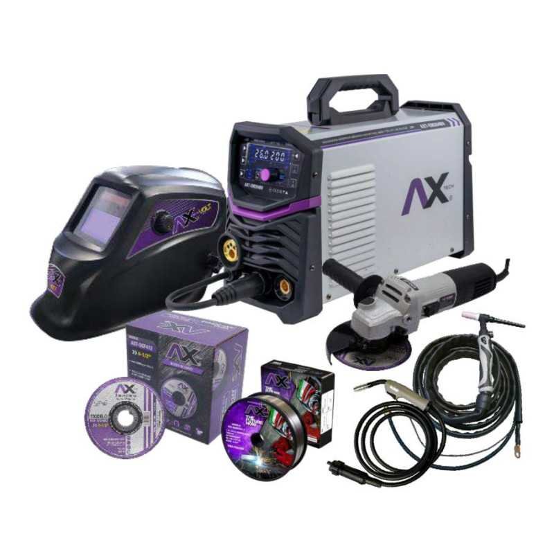 Soldadora Inversora Electrodo Y Microalambre 200Amp 110-220