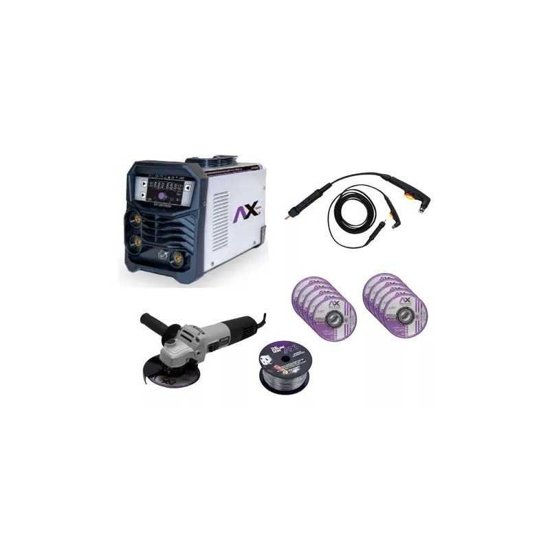 Combo Inversora + Esmeriladora + 10 Discos + Microalambre 1