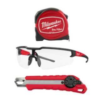Combo Rotomartillo 1/2 18 V + Lentes + Flexometro + Cutter Milwaukee MIL3602-22CTINS