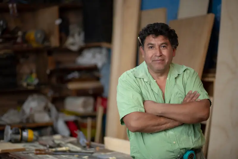 Trabajador Mexicano Madera