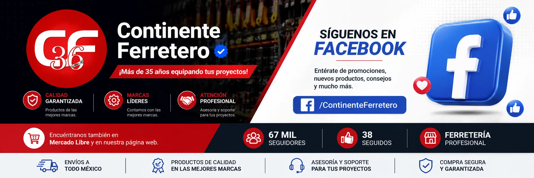 Siguenos en facebook