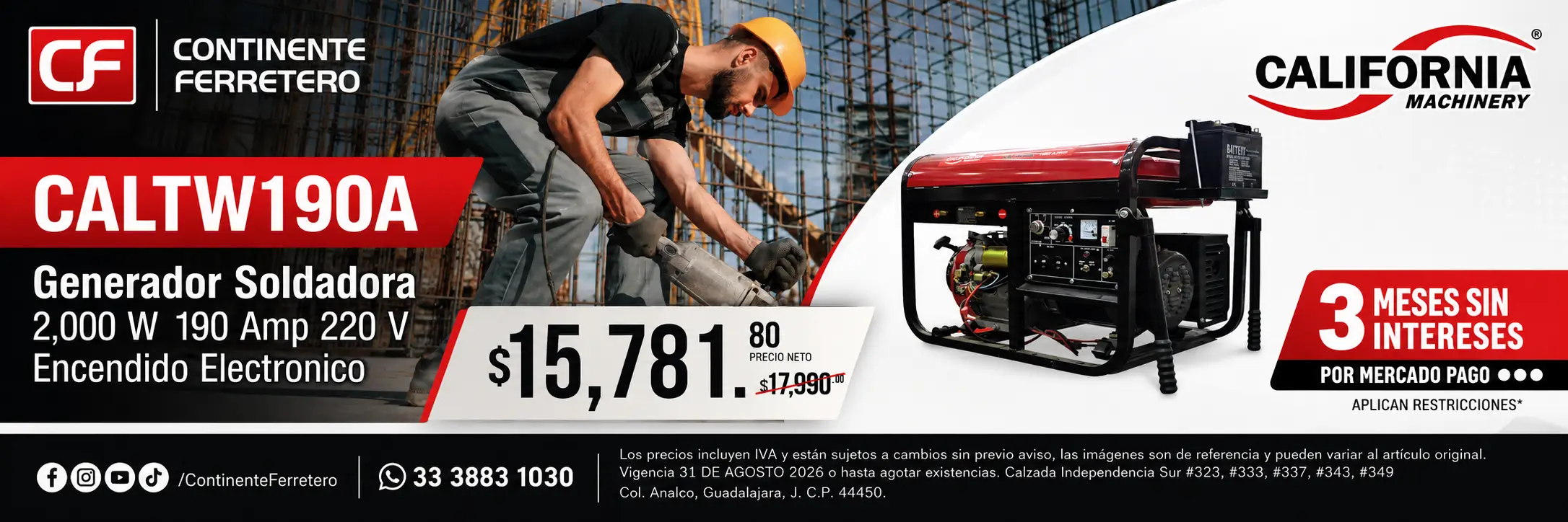 Generador Soldador