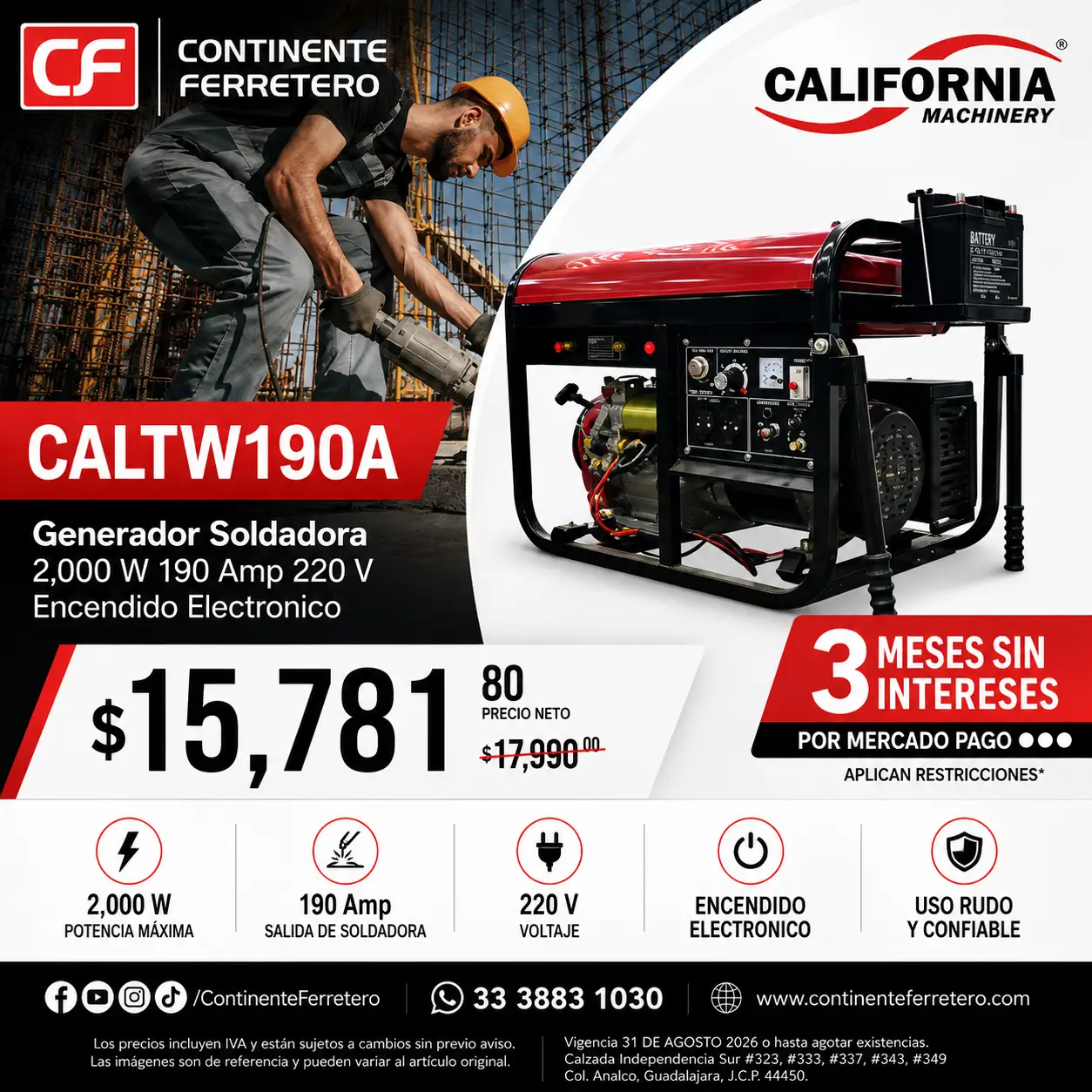 Generador Soldador