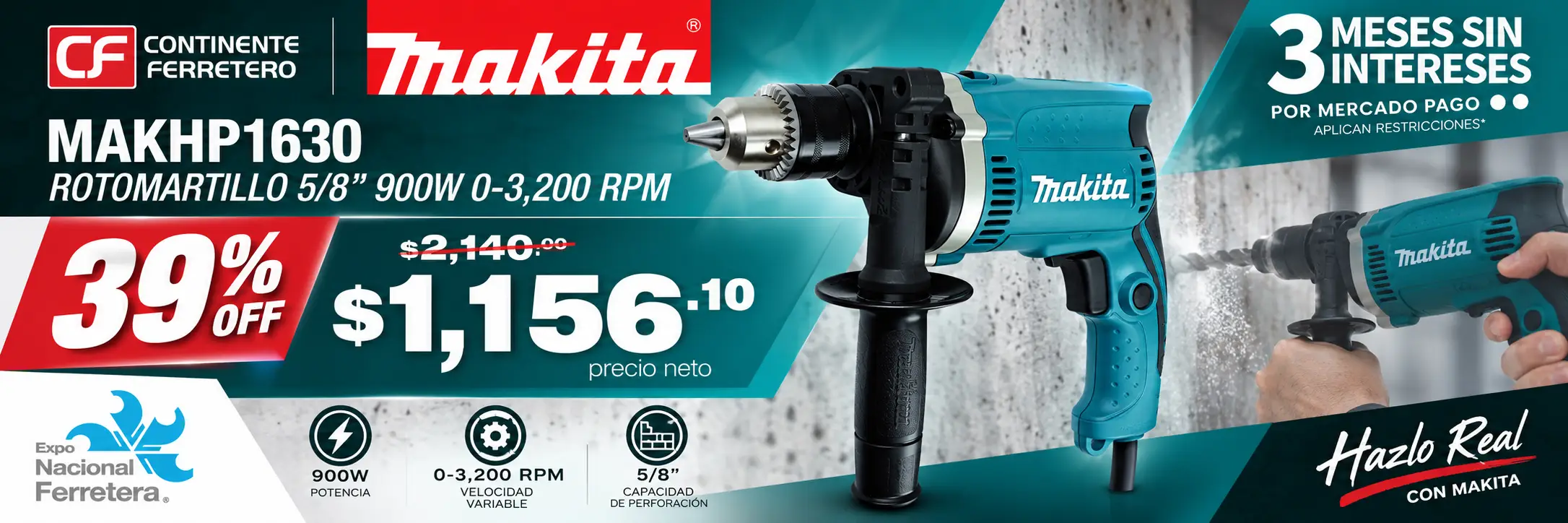 Taladro Makita