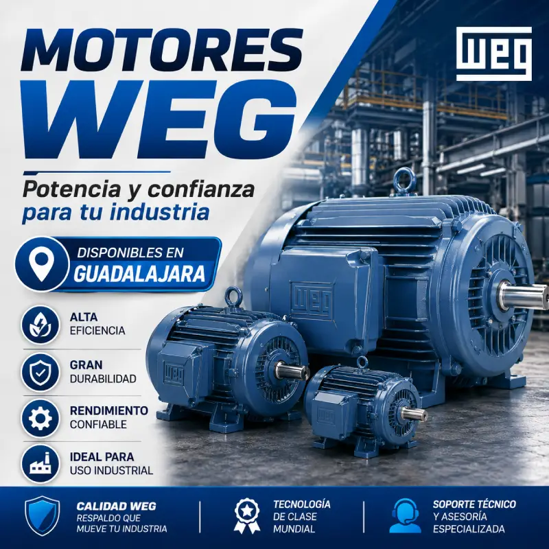 Venta Motores WEG Guadalajara